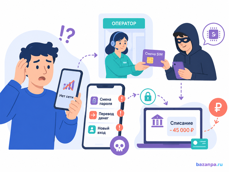 Оператор выдал мошеннику дубликат SIM-карты или eSIM как вернуть номер и взыскать похищенные деньги