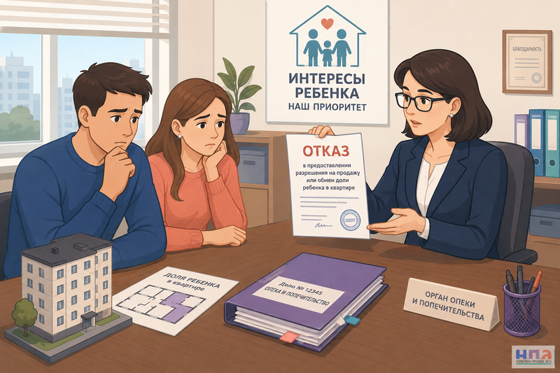 Органы опеки отказали в продаже или обмене квартиры ребенка как исправить документы и обжаловать отказ