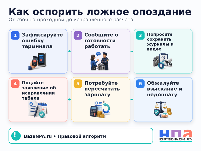 Ошибка биометрической проходной как оспорить опоздание, табель и удержание
