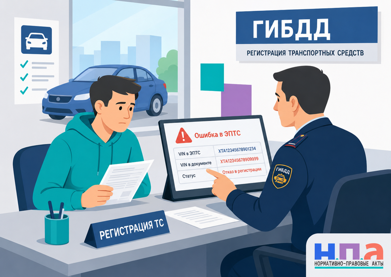 Ошибка в электронном ПТС как исправить сведения и зарегистрировать автомобиль