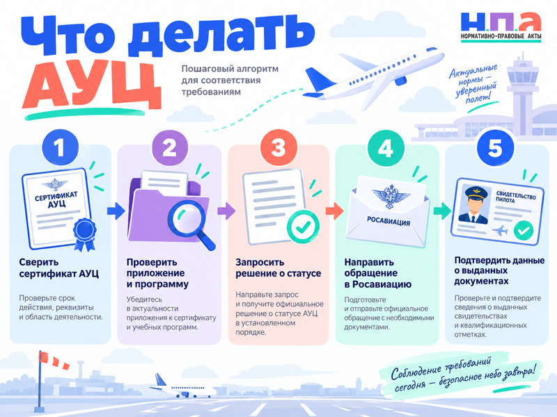Ошибка в реестре авиационного учебного центра