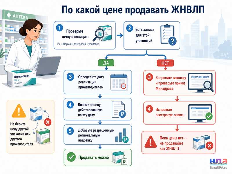 Ошибка в реестре цен ЖНВЛП