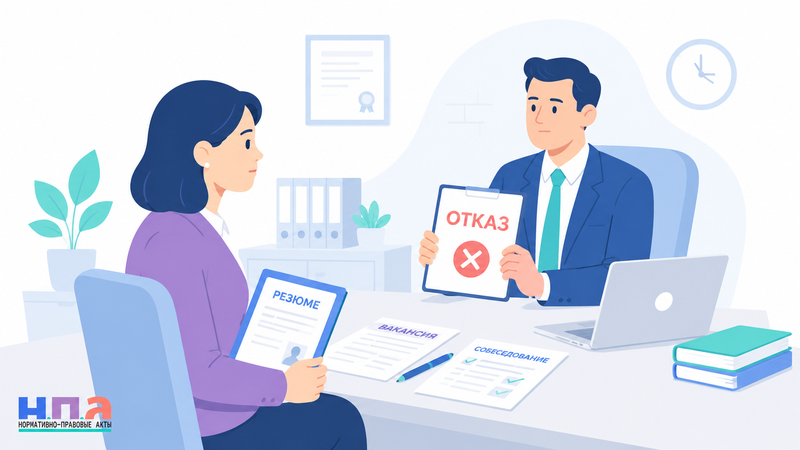 Отказ в приеме на работу: когда можно потребовать письменную причину и доказать дискриминацию