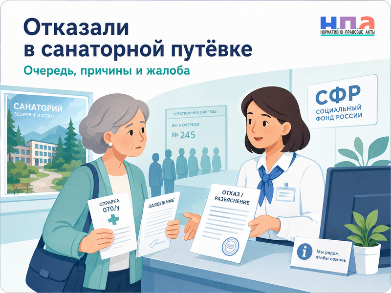 Отказали в санаторно-курортной путевке очередь, медицинские показания и порядок обжалования