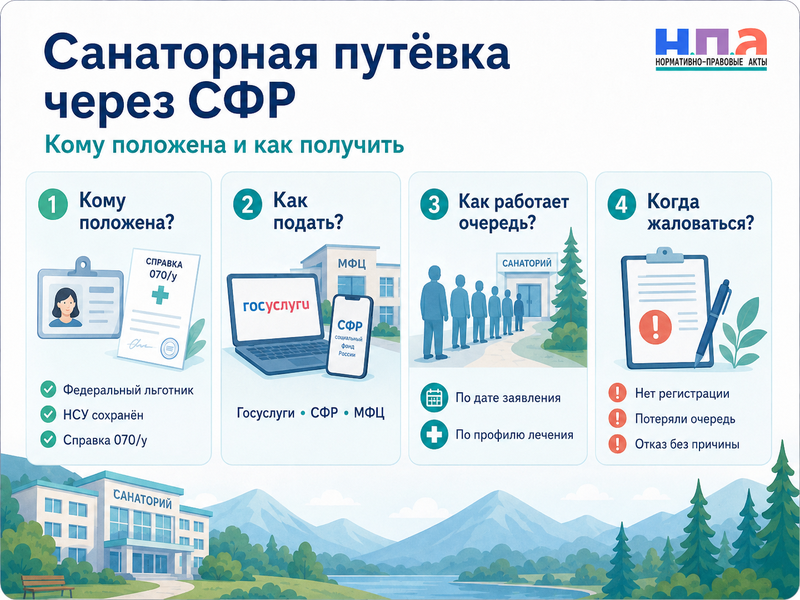 Отказали в санаторно-курортной путевке очередь, медицинские показания и порядок обжалования