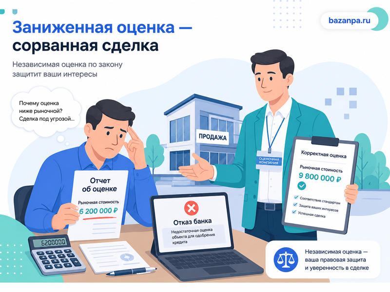 Оценочная компания ошиблась в отчёте об оценке: как взыскать убытки с оценщика