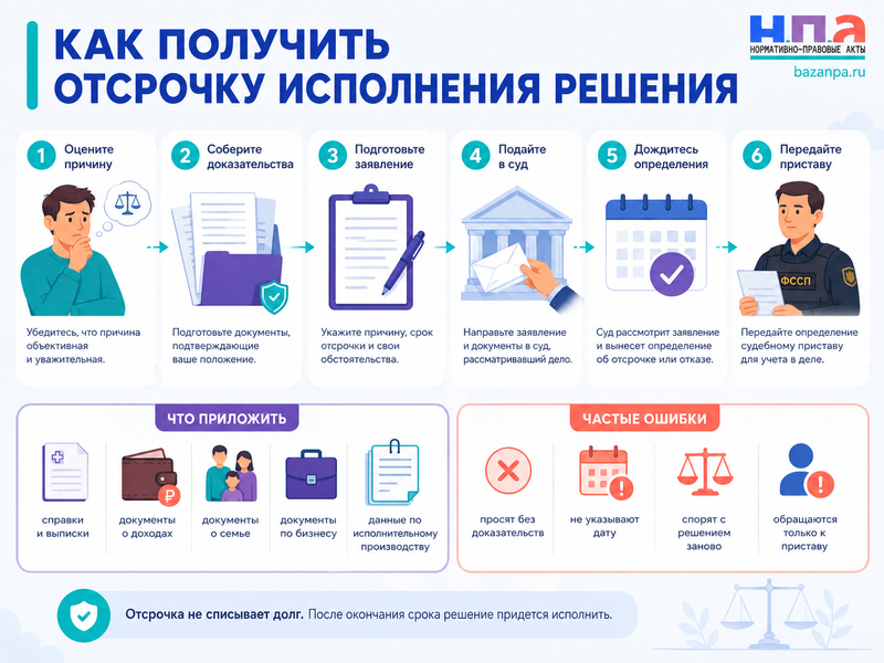 Отсрочка исполнения решения суда когда суд разрешит заплатить позже