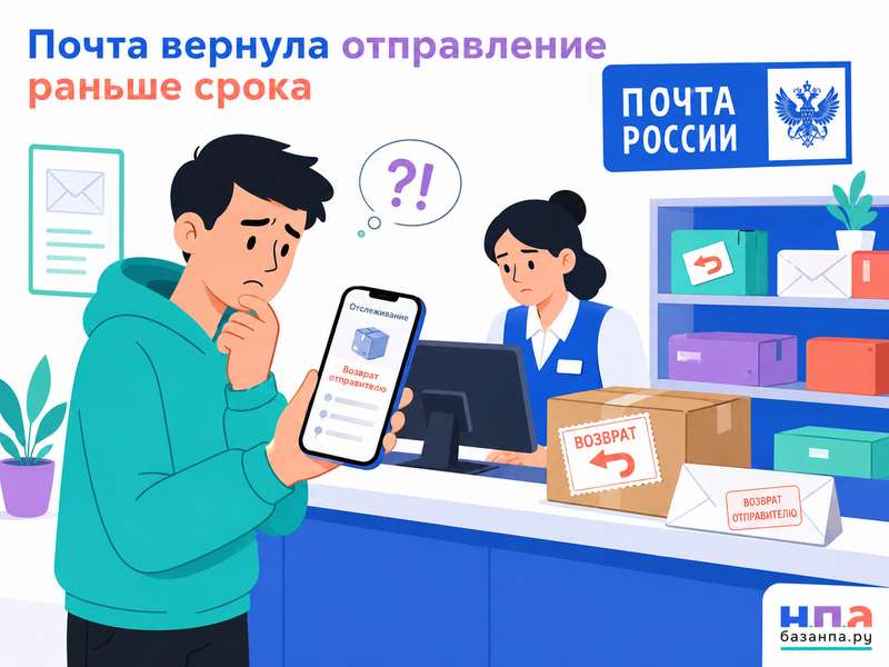 Почта преждевременно вернула или уничтожила письмо либо посылку как получить отправление и компенсацию