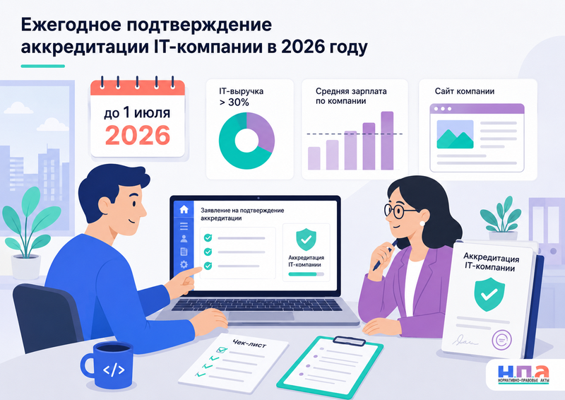 Подтверждение государственной аккредитации IT-компании в 2026 году сроки и причины отказа