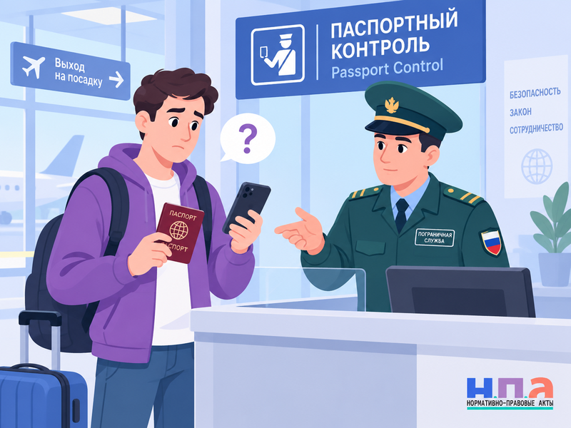 Пограничник требует разблокировать телефон - можно ли отказаться