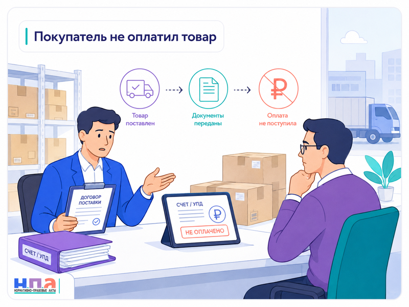 Покупатель не оплатил товар по договору поставки претензия, проценты и взыскание долга