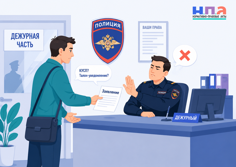 Полиция отказывается принимать заявление о преступлении: как зарегистрировать сообщение и куда жаловаться