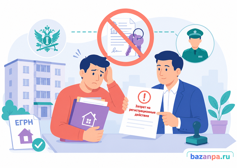 Пристав наложил запрет на регистрационные действия с квартирой можно ли продать жилье и как снять ограничение