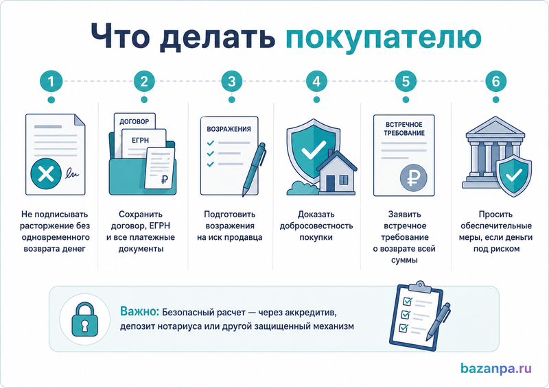 Продавец квартиры заявил, что продал жилье под влиянием мошенников риски покупателя и возврат денег