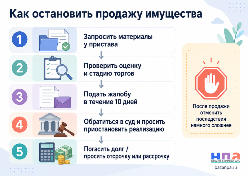 Продажа арестованного имущества приставами торги, снижение цены и права должника