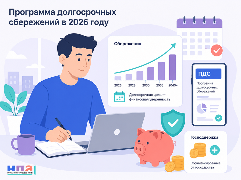 Программа долгосрочных сбережений в 2026 году