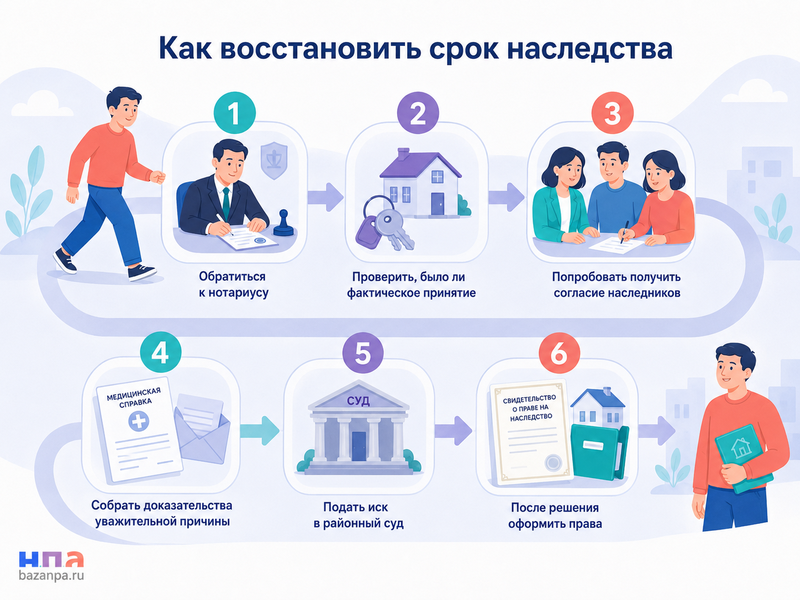 Пропущен срок вступления в наследство как восстановить его через суд