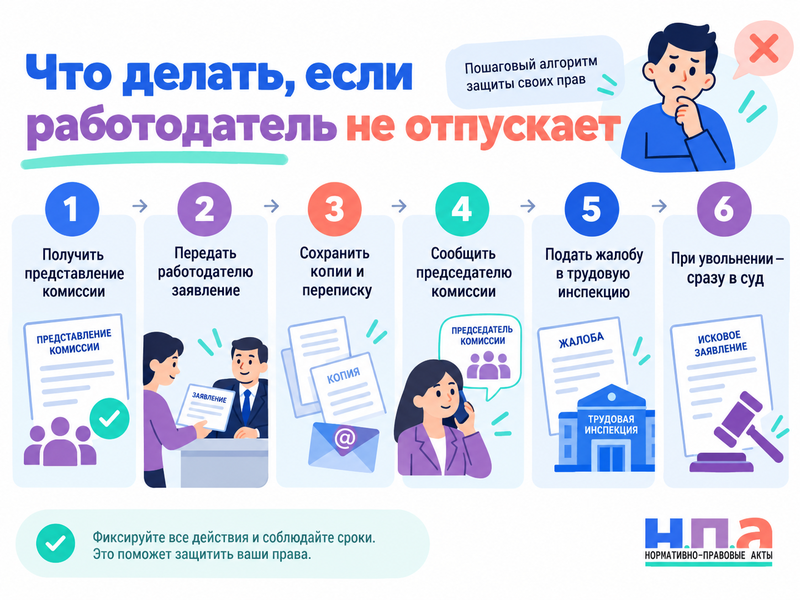 Работодатель не отпускает члена избирательной комиссии - что делать