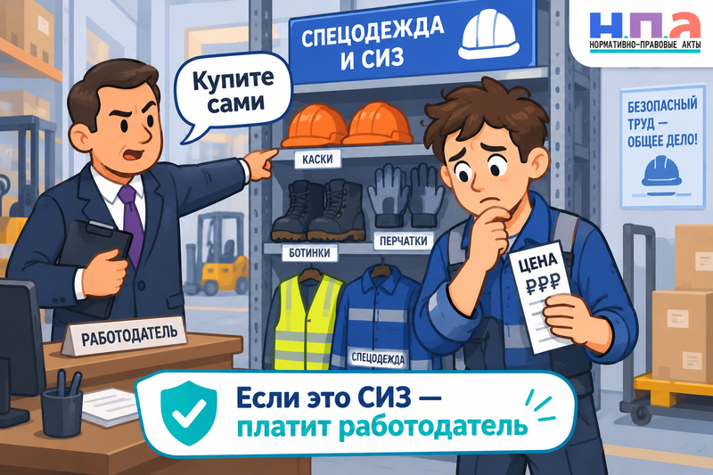 Работодатель требует купить форму или спецодежду за свой счет: законно ли это