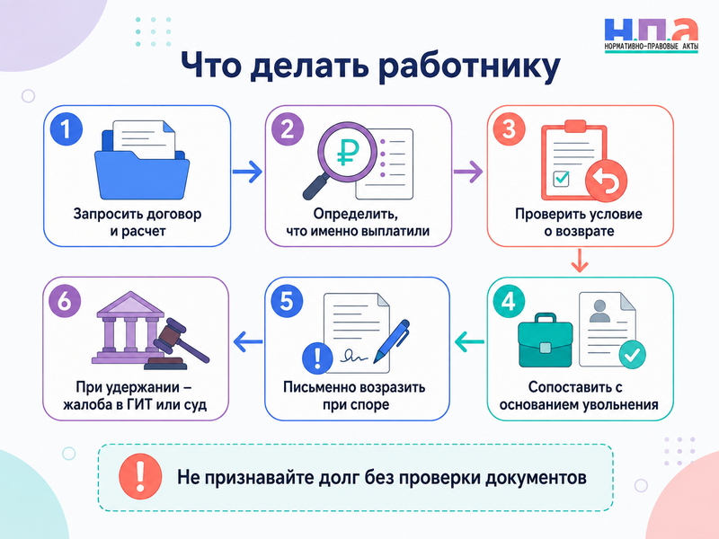 Работодатель требует вернуть подъемные или релокационный бонус после увольнения законно ли это
