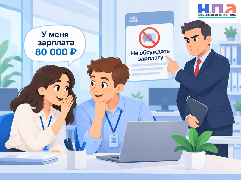 Работодатель запрещает рассказывать о своей зарплате - законно ли это