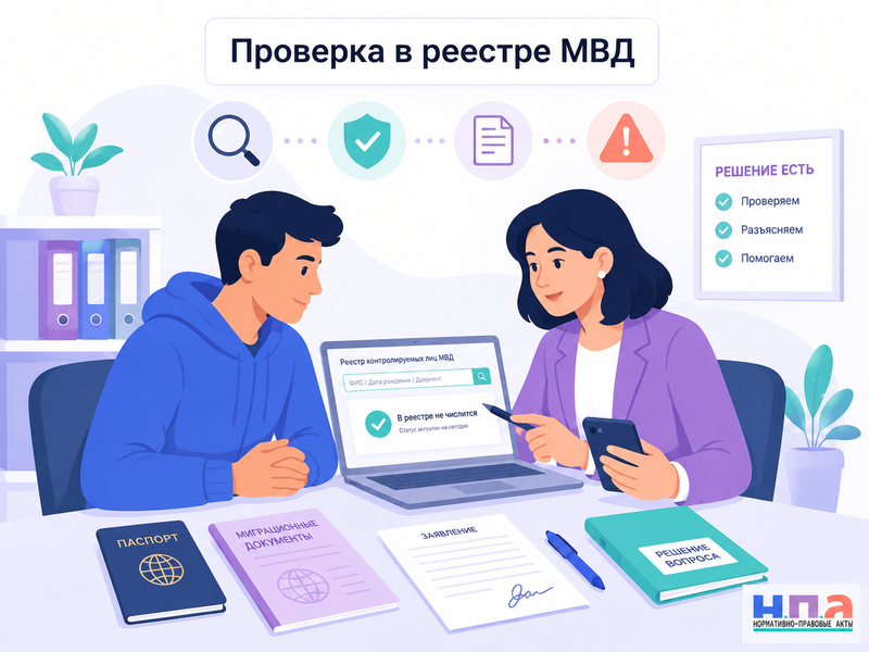 Реестр контролируемых лиц МВД как проверить иностранца и добиться исключения из реестра