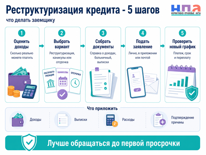 Реструктуризация кредита как договориться с банком и не испортить ситуацию
