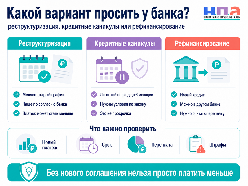 Реструктуризация кредита как договориться с банком и не испортить ситуацию