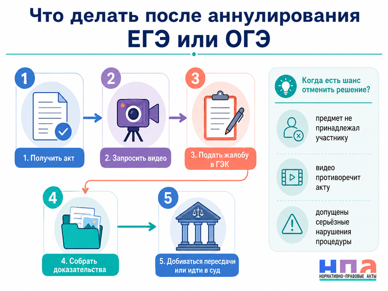 Результаты ЕГЭ или ОГЭ аннулировали из-за телефона или шпаргалки