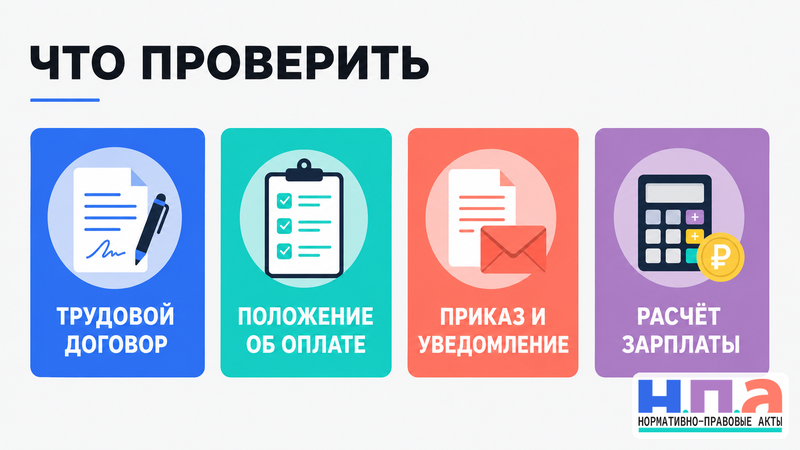 Сдельные расценки или нормы выработки изменили без предупреждения
