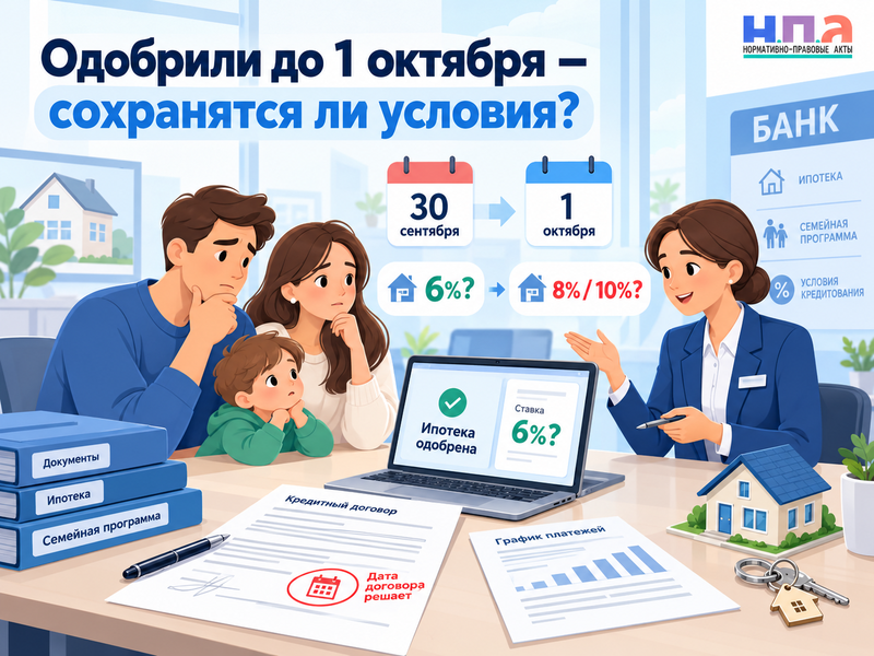 Семейную ипотеку одобрили до 1 октября - сохранятся ли условия