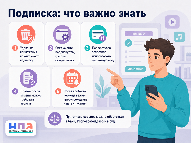 Сервис или приложение продолжает списывать деньги за подписку как отключить и вернуть платежи