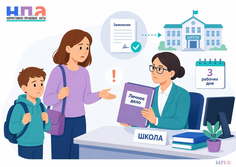 Школа не выдает личное дело или документы ребенка при переводе куда обращаться родителям