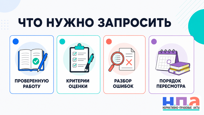 Школа отказывается показать проверенную контрольную работу