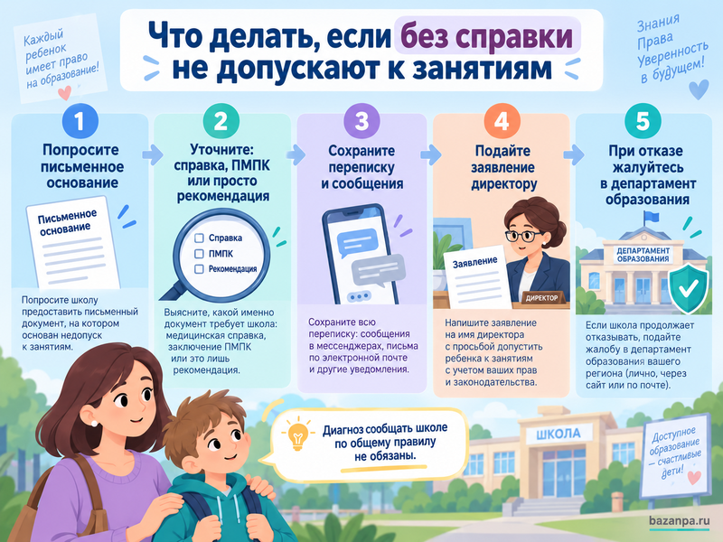 Школа требует справку от психиатра или из ПНД можно ли отказаться