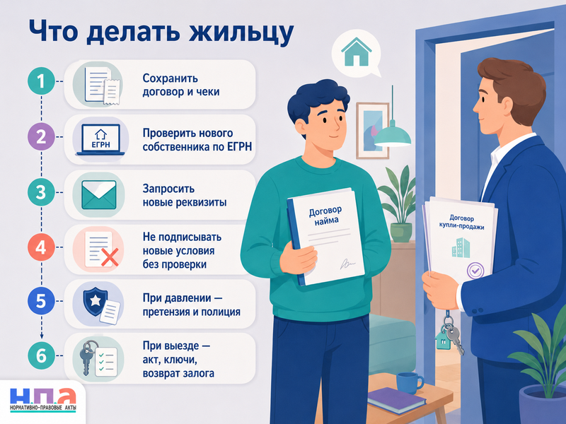 Собственник продал квартиру во время аренды сохраняется ли договор и может ли новый хозяин выселить жильца