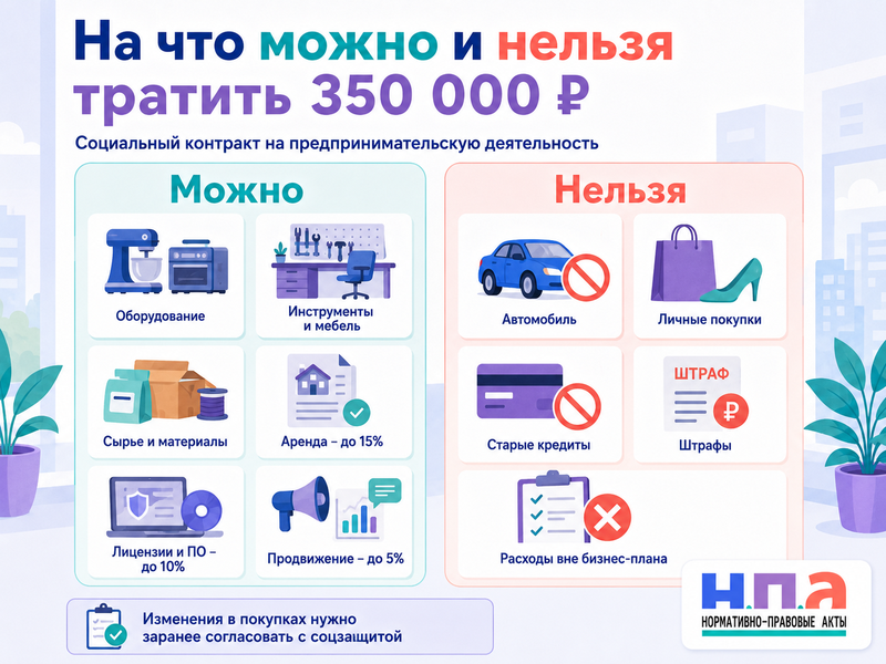 Социальный контракт в 2026 году кому дают деньги, на что их можно потратить и почему отказывают