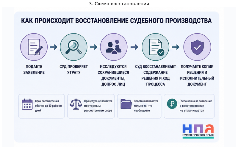 Суд потерял материалы дела, оригиналы документов или вещественные доказательства как восстановить производство