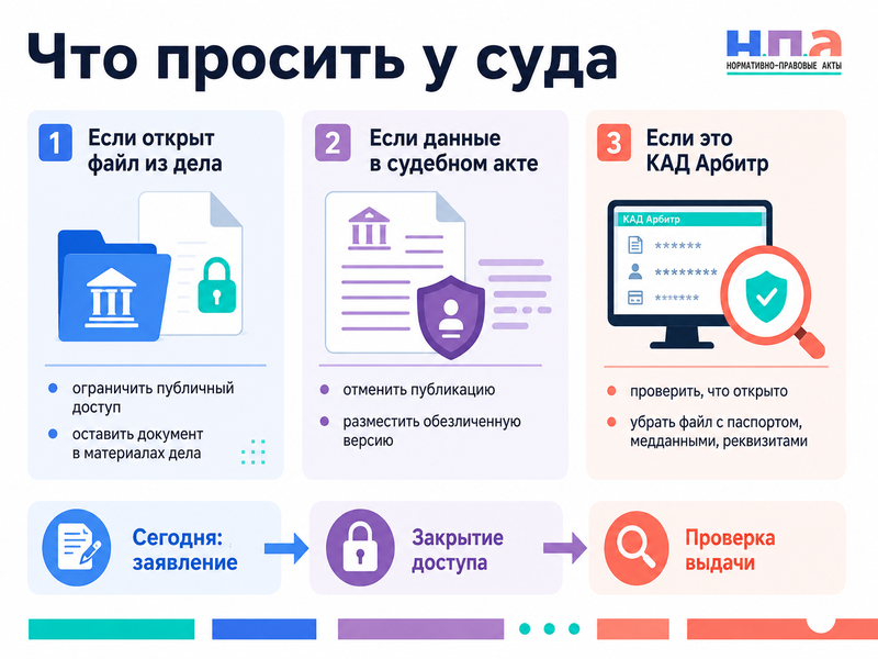 Суд разместил в открытой электронной картотеке персональные данные
