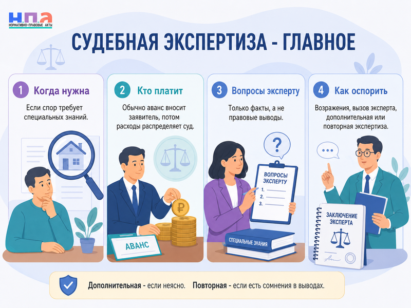 Судебная экспертиза по гражданскому делу кто платит, какие вопросы задавать и как оспорить заключение