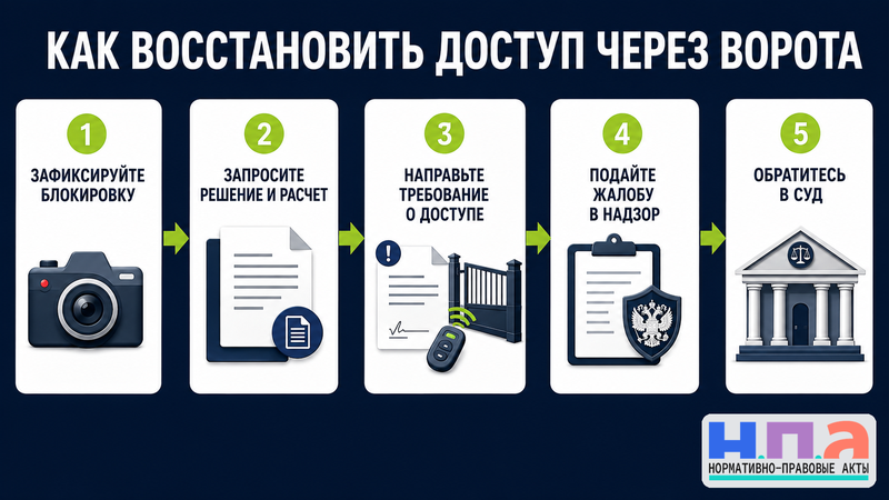 ТСЖ или СНТ перекрыло ворота за долг как восстановить доступ