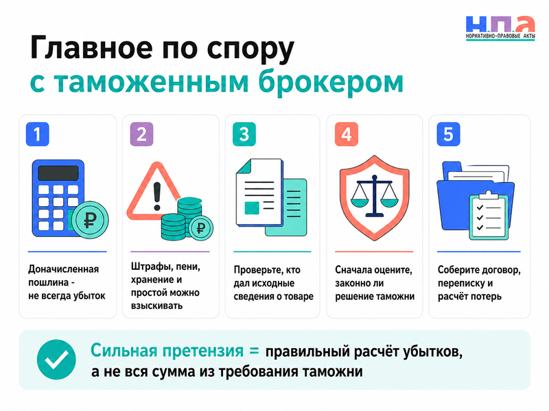 Таможенный представитель неправильно определил код ТН ВЭД, стоимость или сведения о товаре кто возмещает потери
