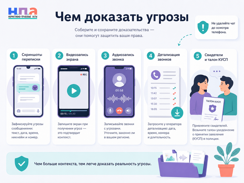 Угрожают по телефону или в мессенджере как зафиксировать угрозы и подать заявление в полицию