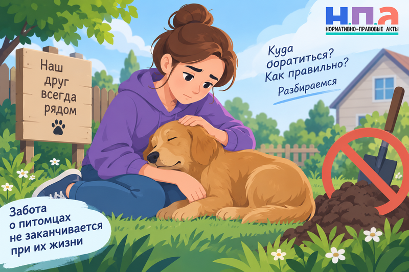 Умерла кошка или собака - можно ли похоронить питомца на даче