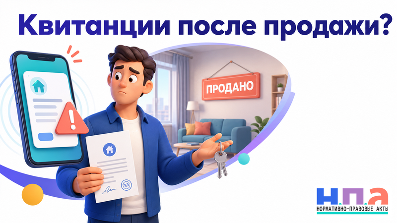 Управляющая компания начисляет коммунальные платежи бывшему собственнику после продажи квартиры