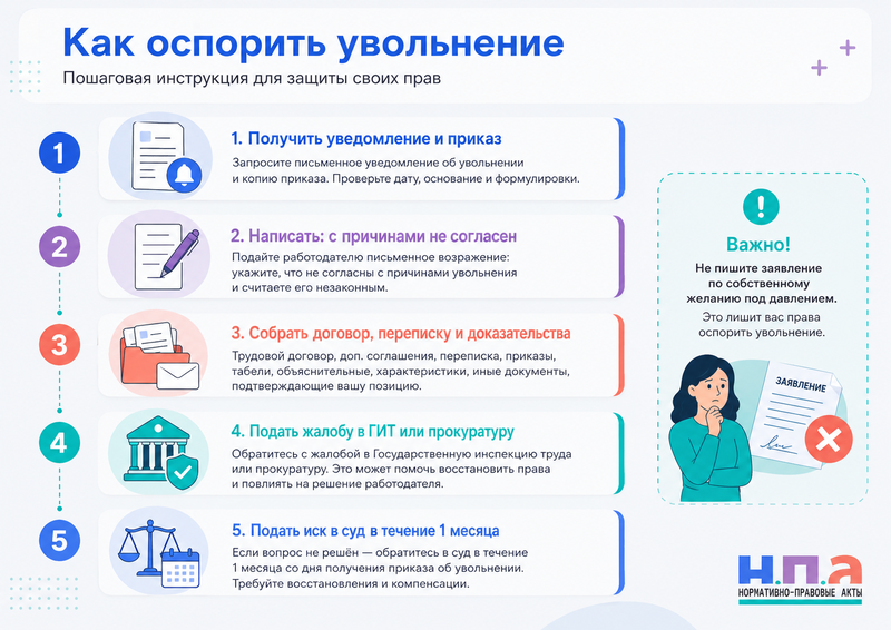 Увольнение на испытательном сроке когда оно незаконно и как оспорить