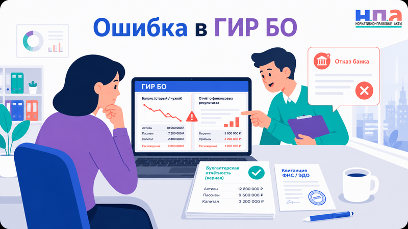 В ГИР БО опубликована неправильная бухгалтерская отчетность как исправить сведения и взыскать убытки