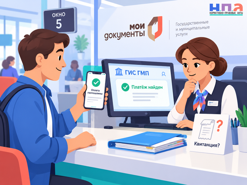В МФЦ не принимают документы без квитанции об уплате госпошлины - что делать