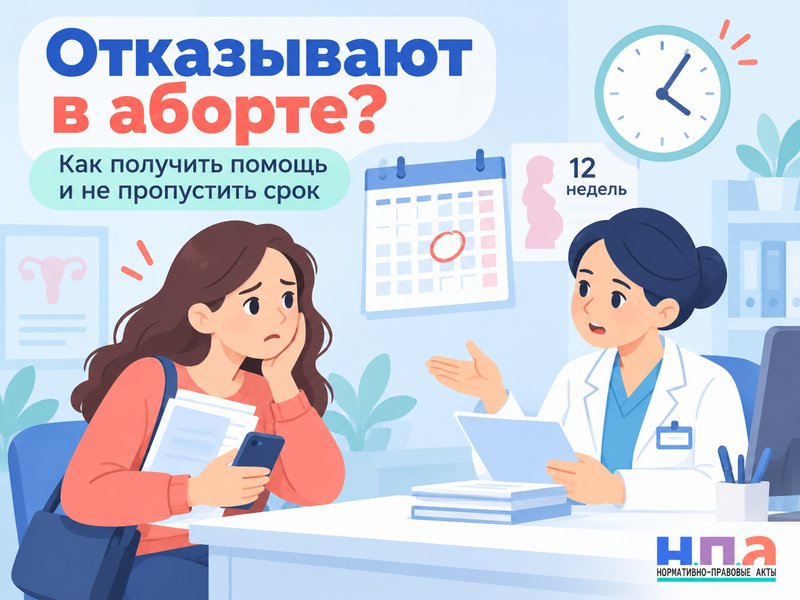 В больнице отказывают в аборте - как получить помощь и не пропустить срок