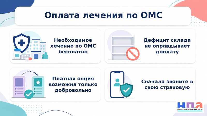 В больнице по ОМС требуют оплатить анестезию, лекарства или расходники